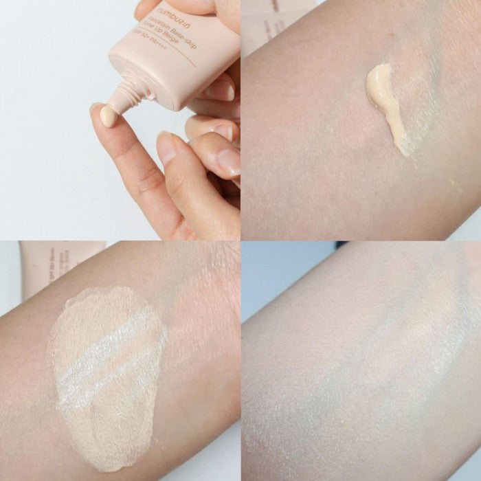 Numbuzin No.3 Porcelain Base-skip Tone Up Beige Sun Cream