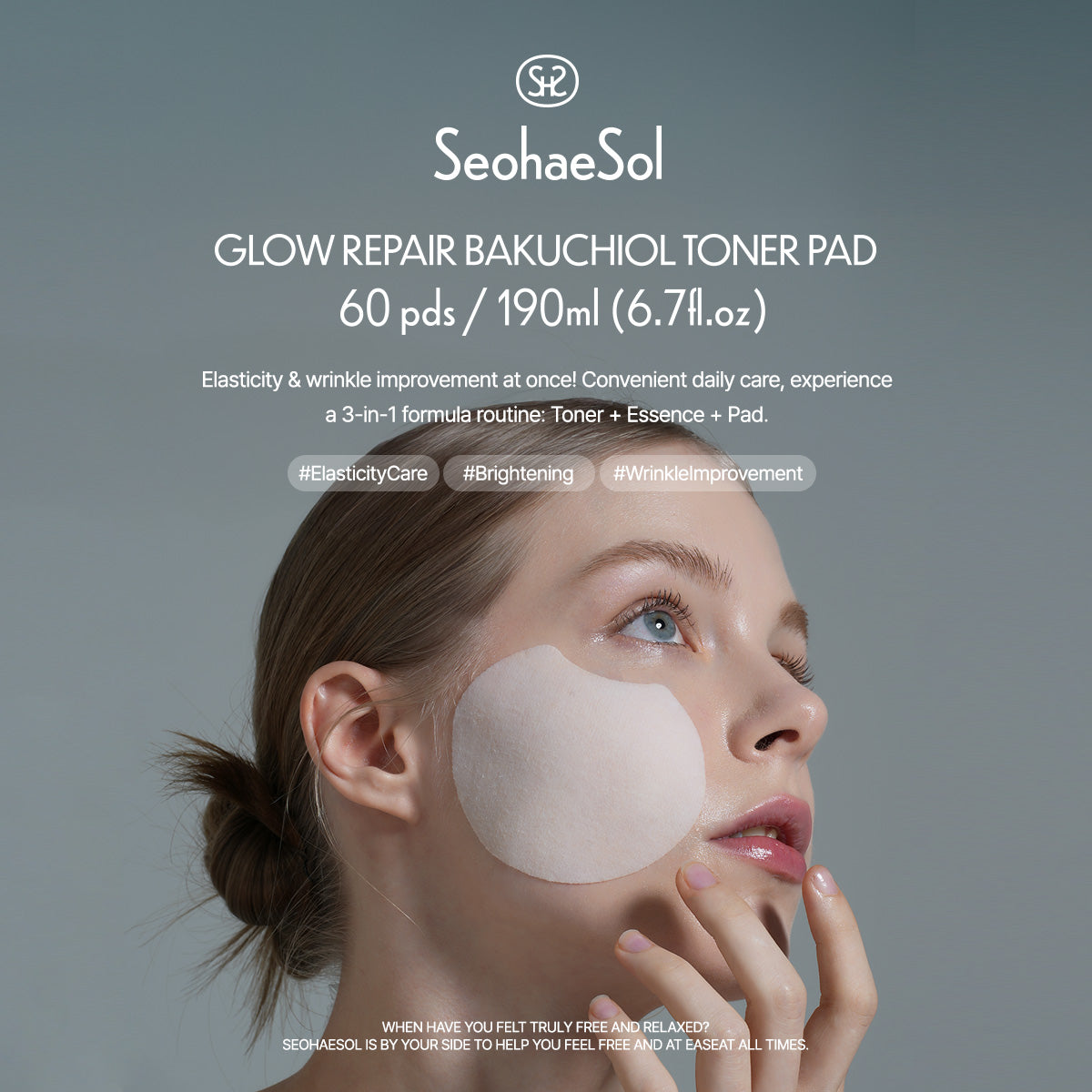 SeohaeSol Glow Repair Bakuchiol Toner pad