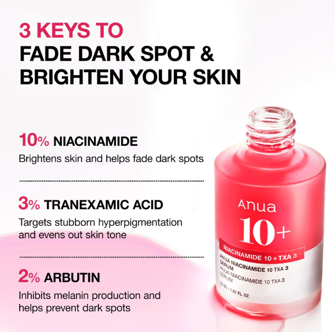 ANUA Niacinamide 10% + TXA 3% Dark Spot Correcting Serum