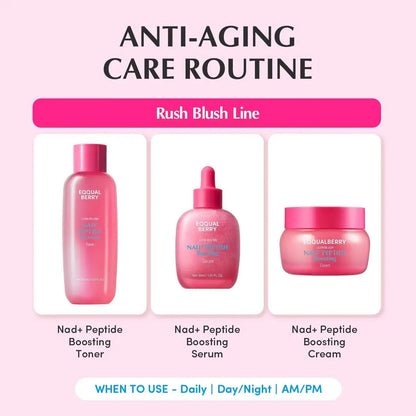EQQUALBERRY NAD+ Peptide Boosting Toner