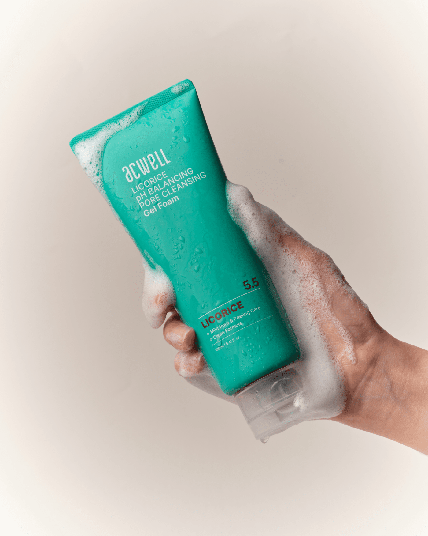 ACWELL Licorice pH Balancing Pore Cleansing Gel Foam