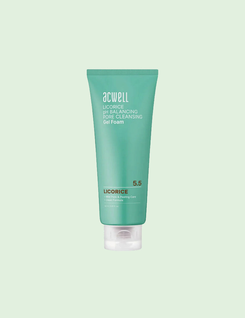 ACWELL Licorice pH Balancing Pore Cleansing Gel Foam