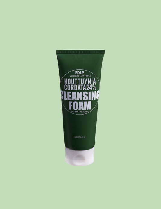 Derma Factory Houttuynia Cordata 24% Cleansing Foam