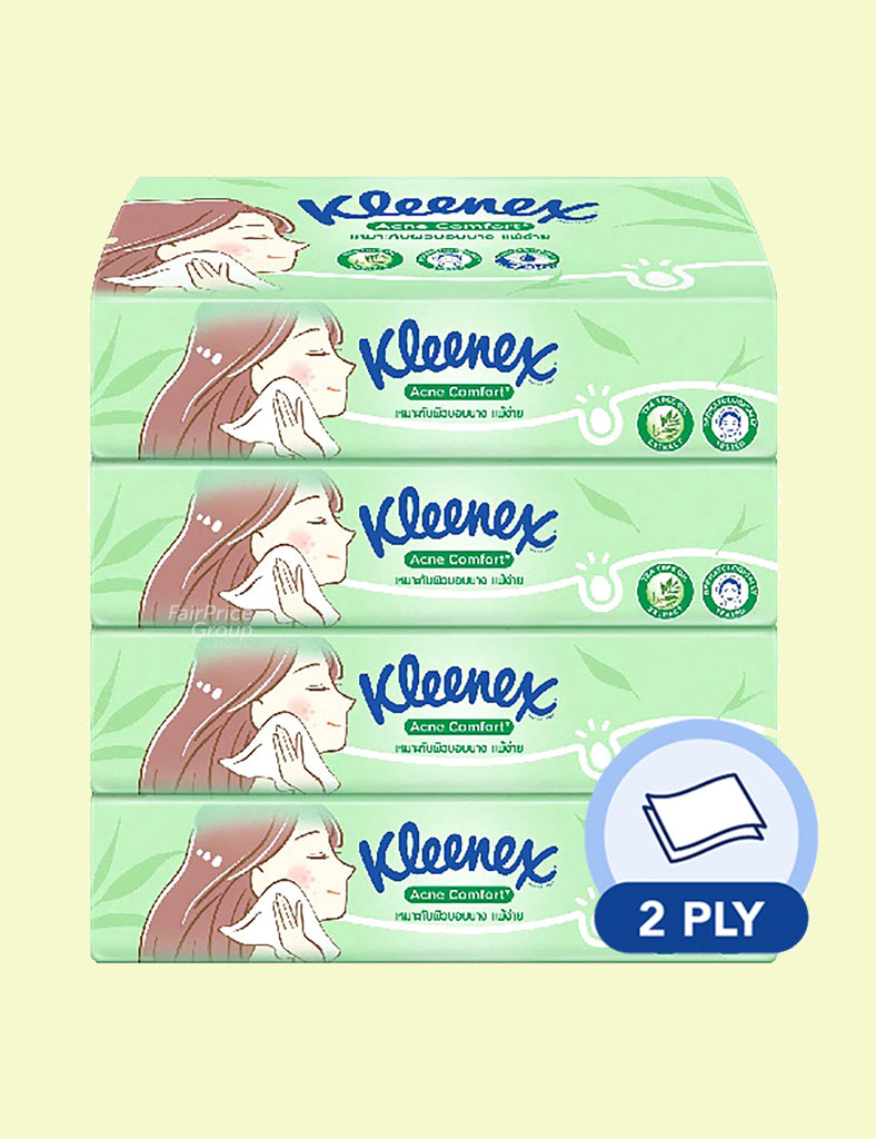 Kleenex Soft Pack Facial Tissue Acne Comfort