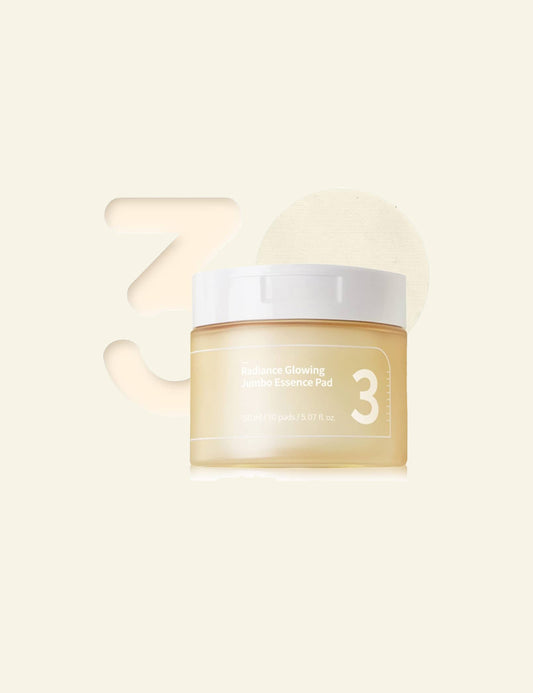 Numbuzin No.3 Radiance Glowing Jumbo Essence Pad