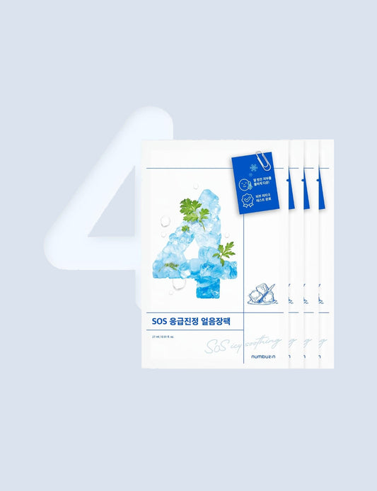 Numbuzin No.4 SOS Icy Soothing Sheet Mask