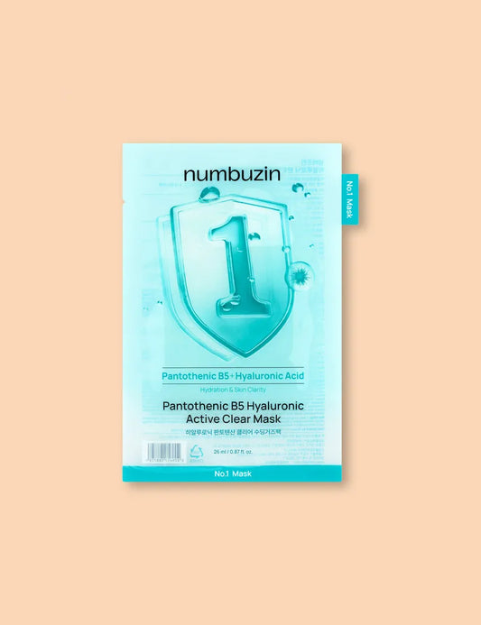 Numbuzin No.1 Pantothenic B5 Hyaluronic Active Clear Mask