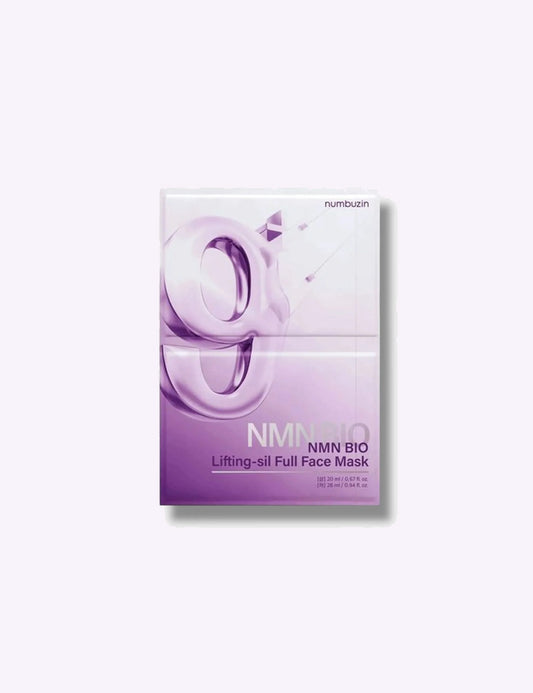 Numbuzin No.9 Sheet Mask | NAD+ BIO Lifting-sil Full Face Mask
