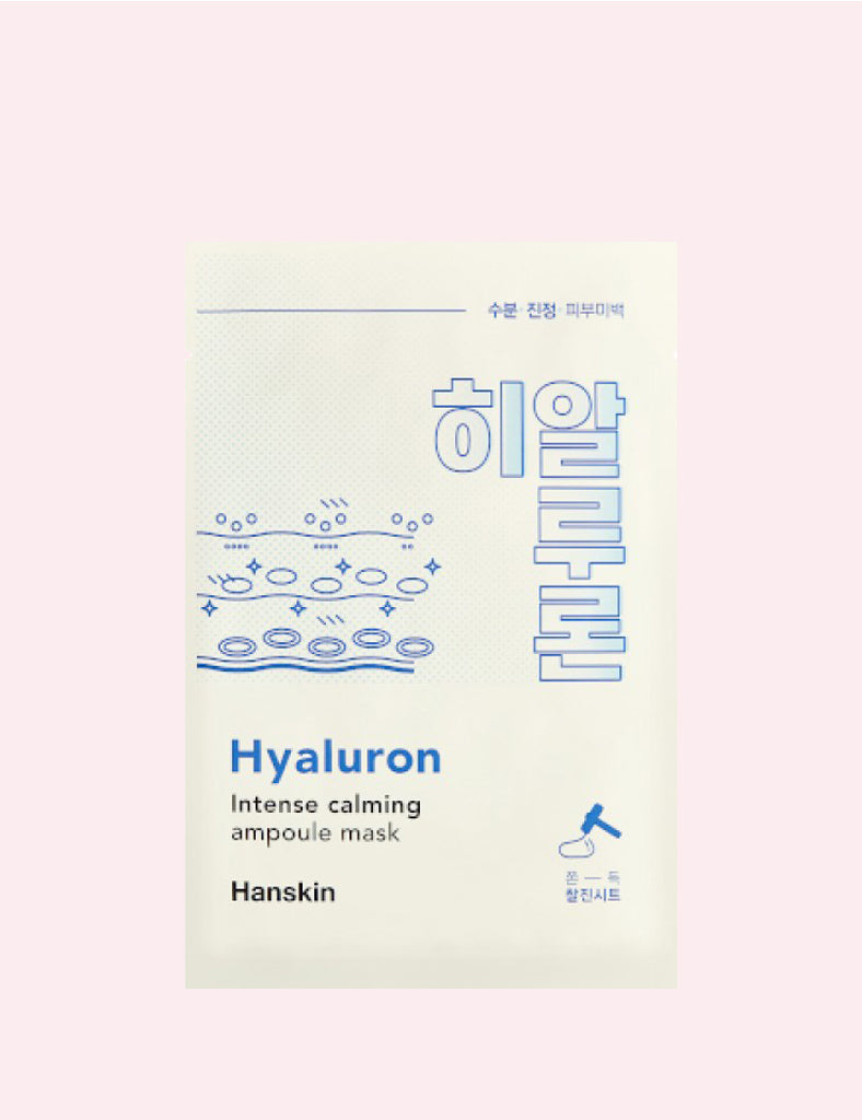 Hanskin Intense Calming Ampoule Mask - Hyaluron