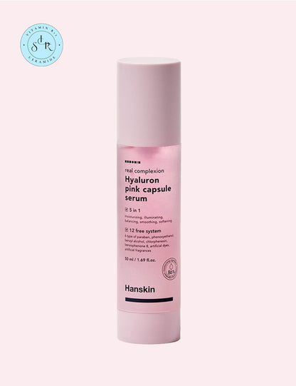 Hanskin Real Complexion Hyaluron Pink Capsule Serum