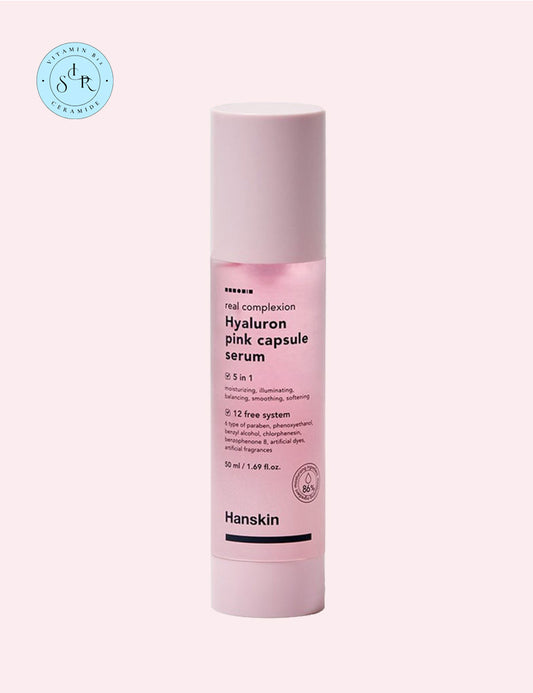 Hanskin Real Complexion Hyaluron Pink Capsule Serum